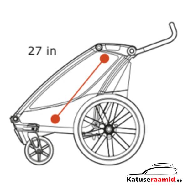 Thule Chariot Lite - Twin, 10203024 Thule Chariot Lite - Twin, 10203024