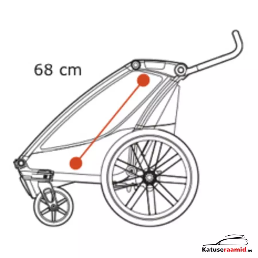 Thule Chariot Lite - Twin, 10203024 Thule Chariot Lite - Twin, 10203024