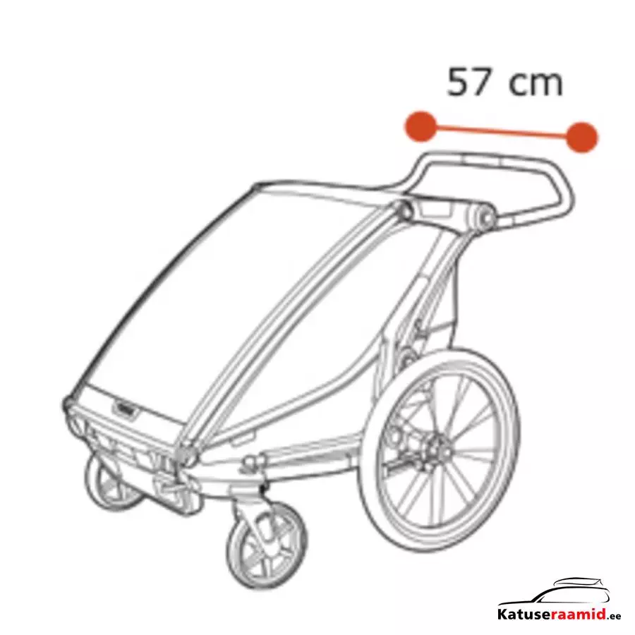Thule Chariot Lite - Twin, 10203024 Thule Chariot Lite - Twin, 10203024