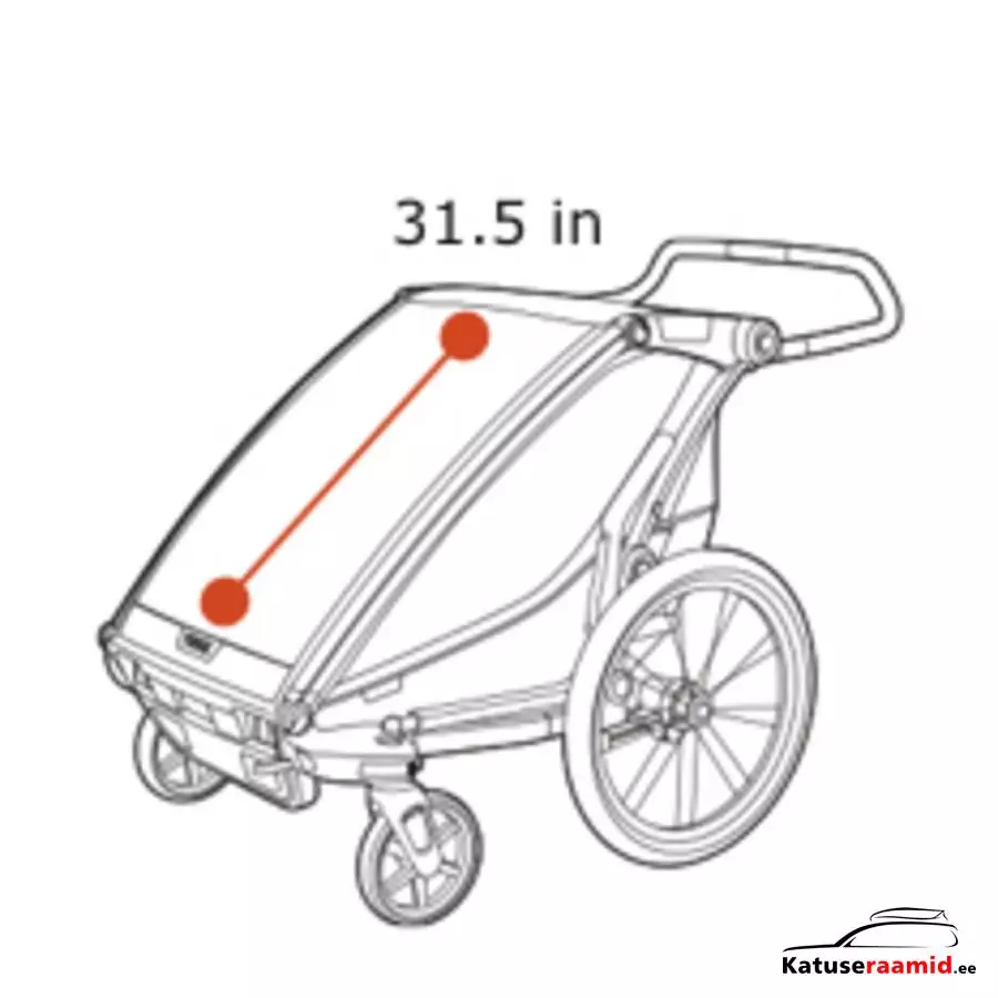 Thule Chariot Lite - Twin, 10203024 Thule Chariot Lite - Twin, 10203024