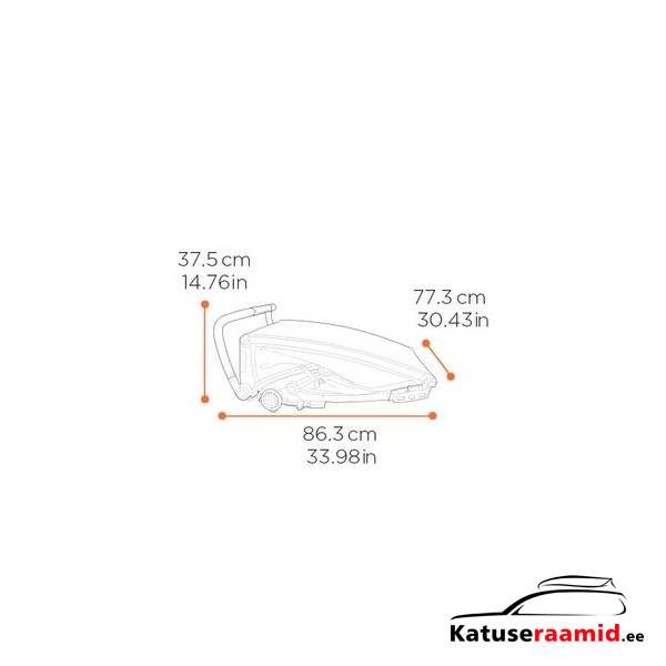 Thule Chariot Cross 2 - Double, 10201037 Thule Chariot Cross 2 - Double, 10201037