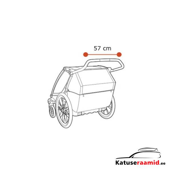 Thule Chariot Cab - Double, 10204022 Thule Chariot Cab - Double, 10204022