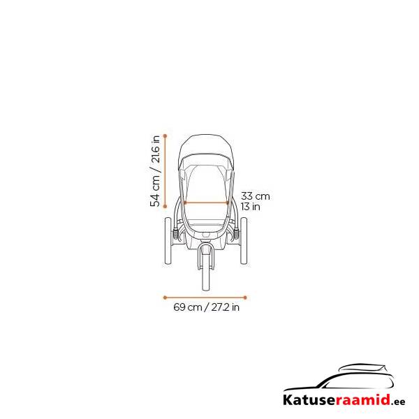 Thule Sleek 2 - Tinted taupe Thule Sleek 2 - Tinted taupe