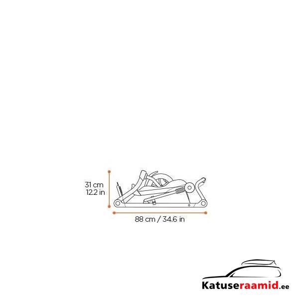 Thule Sleek 2 - Tinted taupe, 11000039 Thule Sleek 2 - Tinted taupe, 11000039