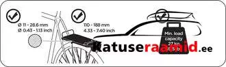Thule Yepp 2 Maxi - Rack Mount - Black, 12041301 Thule Yepp 2 Maxi - Rack Mount - Black, 12041301