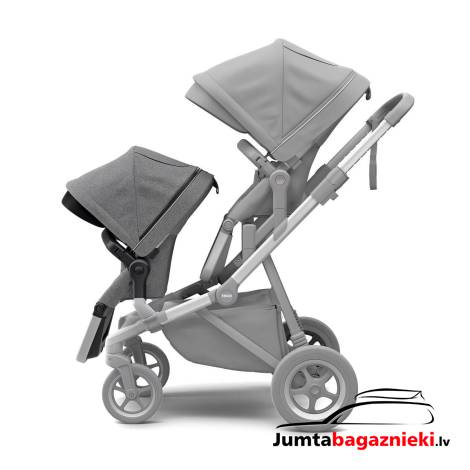 Sleek Sibling Seat Grey Melange