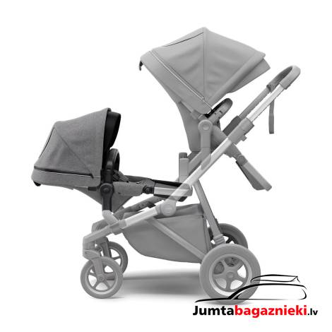 Sleek Sibling Seat Grey Melange