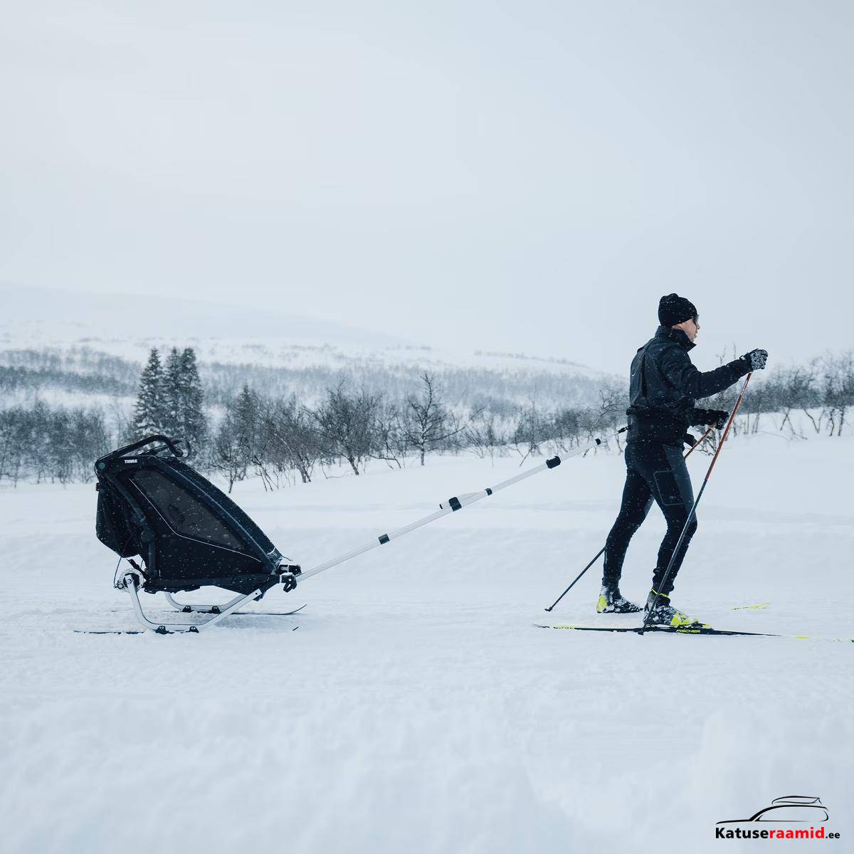 Thule Chariot 2 -skiing kit