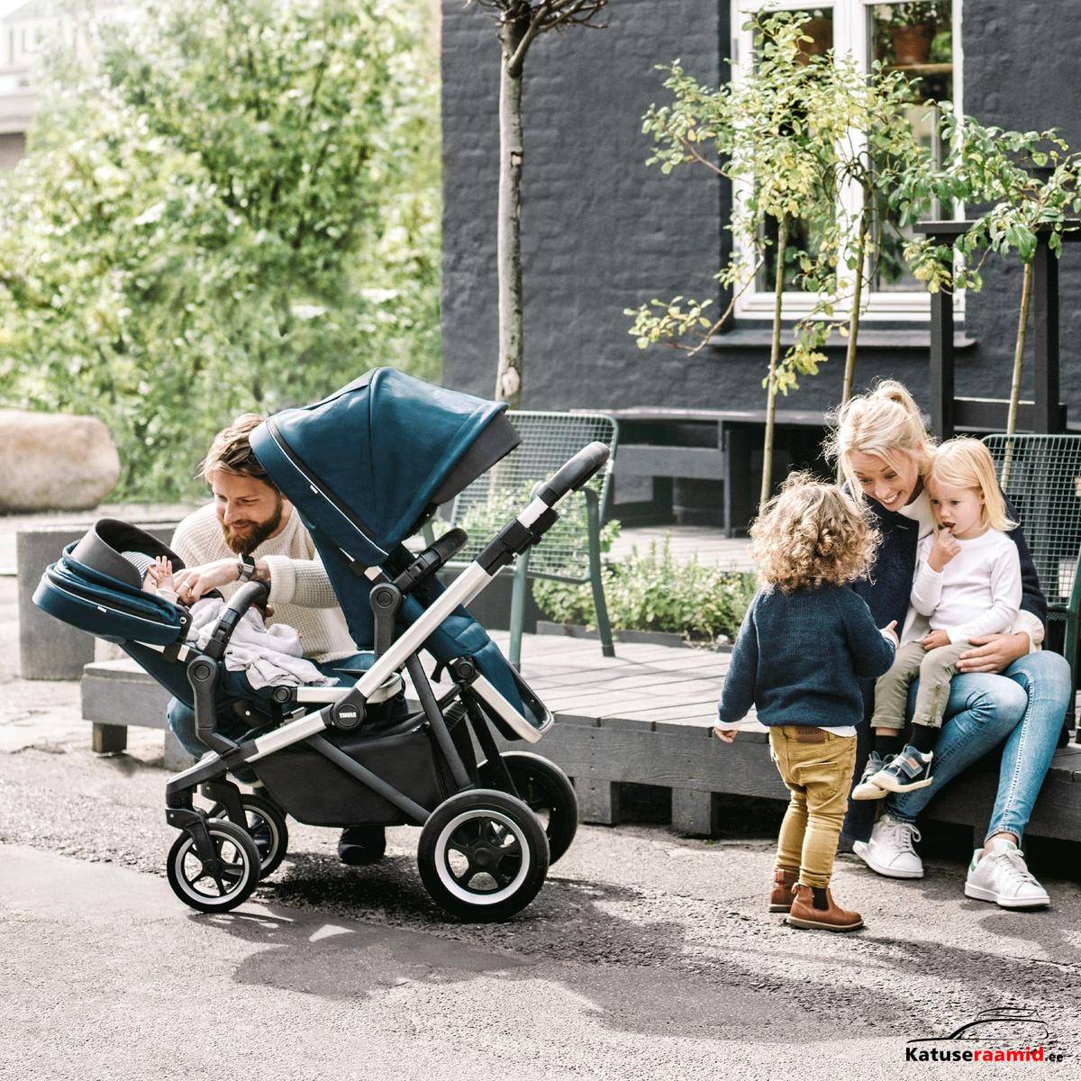 Thule Sleek 2 sibling seat - Tinted taupe, 11000218 Thule Sleek 2 sibling seat - Tinted taupe, 11000218