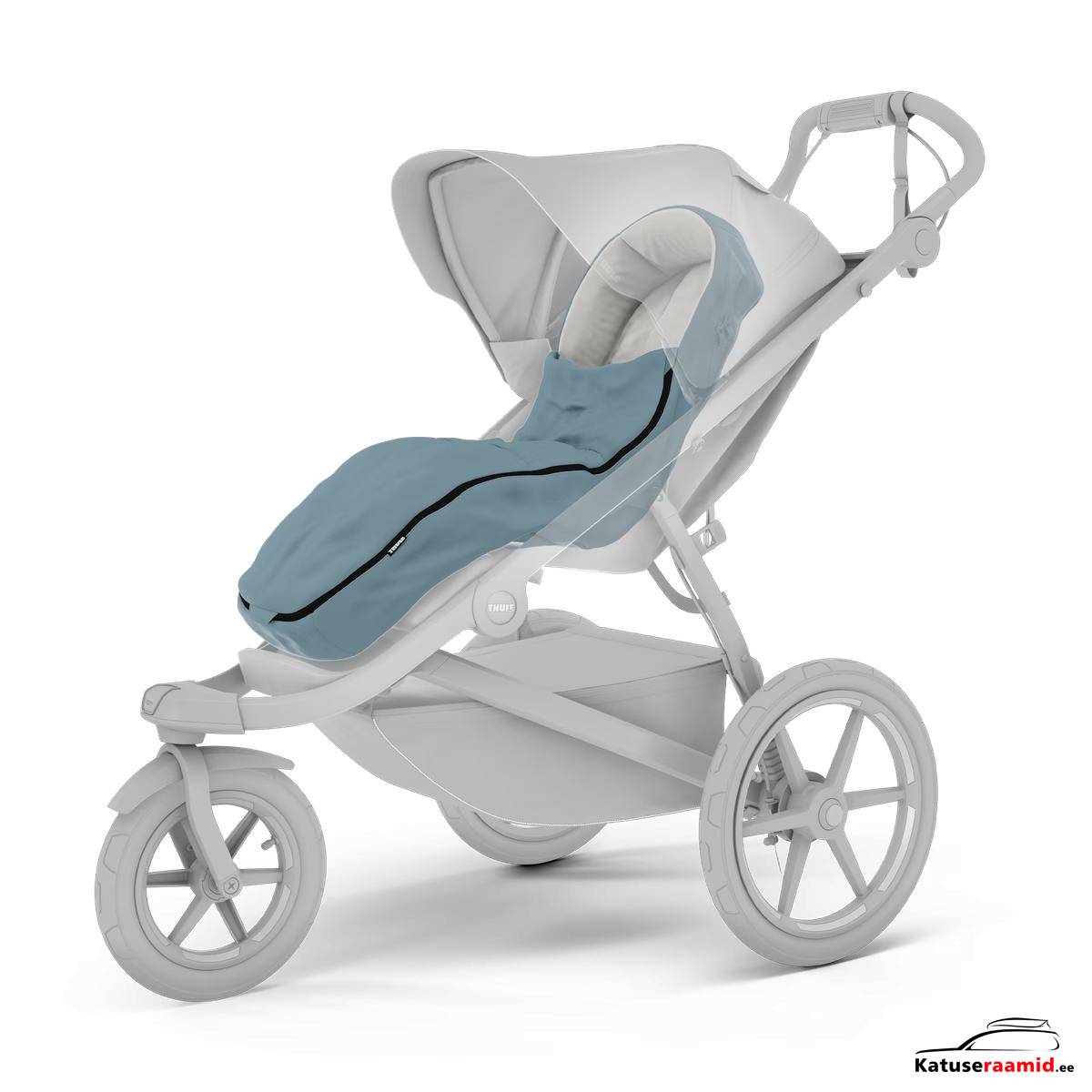Thule stroller footmuff - Mid blue