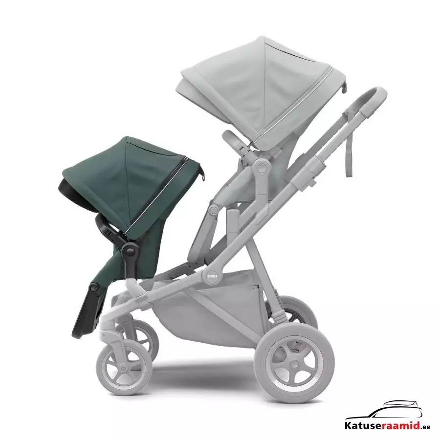 Sleek Sibling Seat Mallard Green on Black, 11000213 Sleek Sibling Seat Mallard Green on Black, 11000213