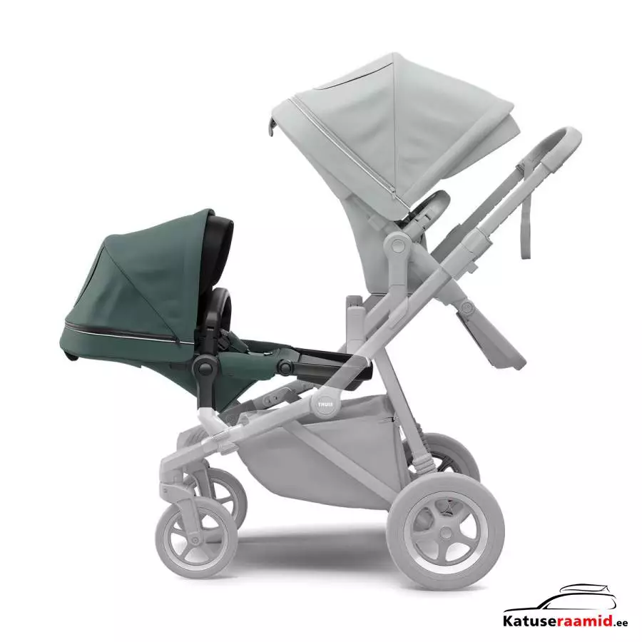 Sleek Sibling Seat Mallard Green on Black, 11000213 Sleek Sibling Seat Mallard Green on Black, 11000213